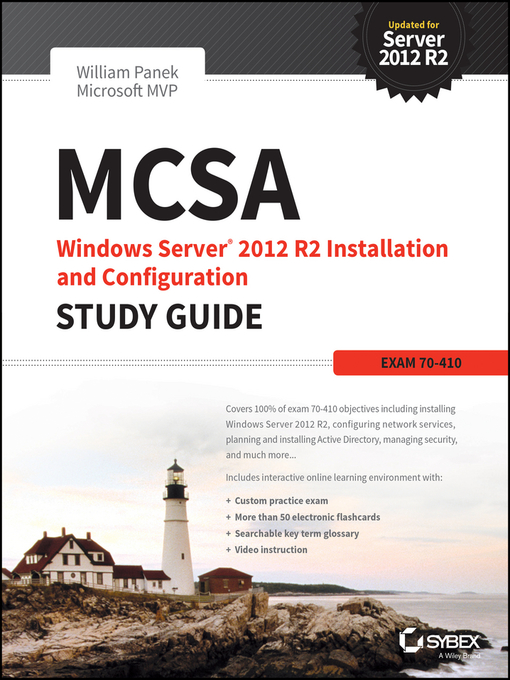Title details for MCSA Windows Server 2012 R2 Installation and Configuration Study Guide by William Panek - Available